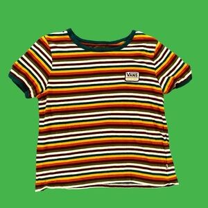 Vans striped tshirt - vintage size M